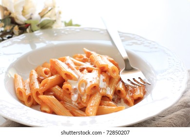 Tomato Cream Sauce And Penne