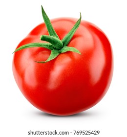 Tomato isolated. Tomato with clipping path. Full depth of field. - Shutterstock ID 769525429