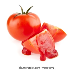 tomato isolated on white background