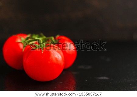 Similar – Lebensmittel Hintergrund mit Tomaten, Olivenöl, Avocado