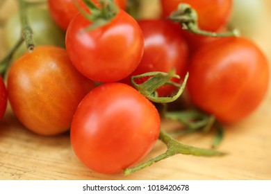 tomato on wood background