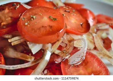 Tomato and Onion Salad, Healthy Food