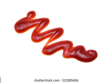 Tomato Sauce On White Background