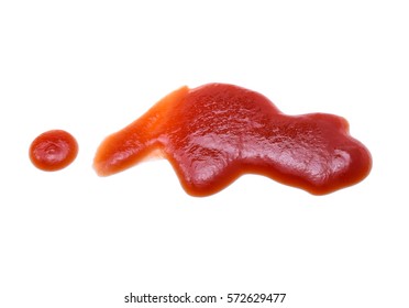 Tomato Sauce On White Background