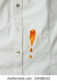 Tomato Sauce Stain On A Shirt