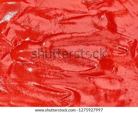Tomato sauce texture background,top view