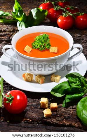 Similar – Pumpkin soup Food