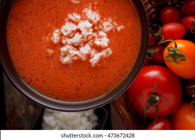 Tomato Soup With Rice