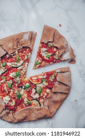 Tomato And Zucchini Galette With Whole Wheat Flour