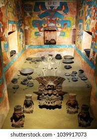 Tomb 104 From Monte Alban, Oaxaca, Mexico - Museo Nacional De Antropologi­a, Mexico City, 2014