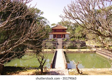 The Tomb Of Minh Mang Near Hue In Vietnam