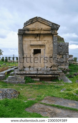 tomb in the necropolis of the ancient Greek city of hierapolis