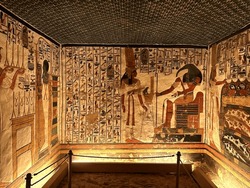 Tomb Of Nefertari, The Great Wife Of Pharaoh Ramesses II, In Egypt's Valley Of The Queens. Luxor, Egypt