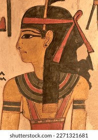 tomb of nefertari, queens valley, egypt - Shutterstock ID 2271321681