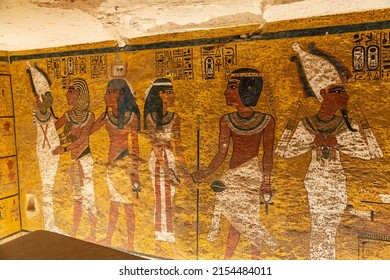 Tomb Of Pharaoh Tutankhamun In Valley Of The Kings, Luxor, Egypt