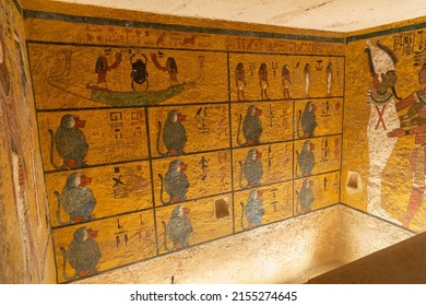 Tomb Of Pharaoh Tutankhamun In Valley Of The Kings, Luxor, Egypt