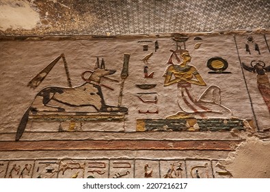 The Tomb Of Ramesses III In Valley Of The Kings