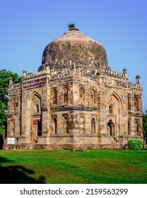 Tomb Of Sikandar Lodi At Lodi Gardens In New Delhi, India