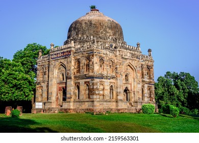 Tomb Of Sikandar Lodi At Lodi Gardens In New Delhi, India