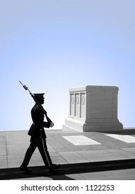 Tomb of the Unknown Soldier, Arlington National Cemetery. Washington D.C.