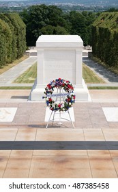 The Tomb Of The Unknown Soldier At Arlington National Cemetery