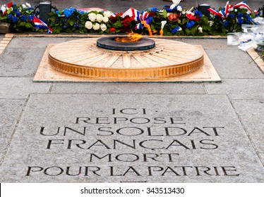 Tomb Of The Unknown Soldier In Paris