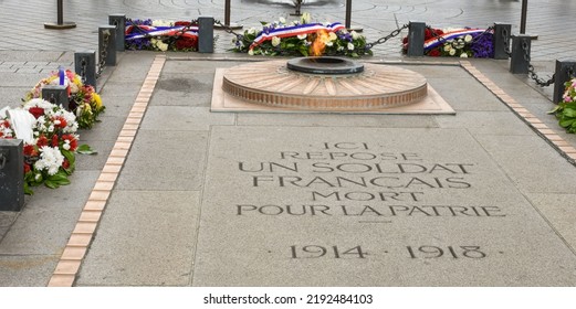 The Tomb Of The Unknown Soldier In Paris  June 2022