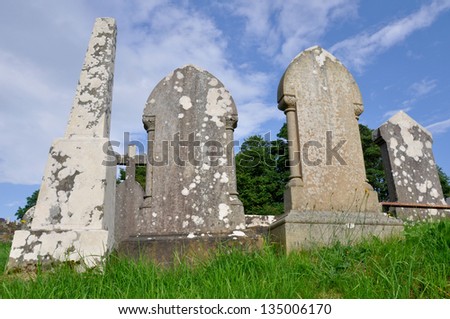 Tombs at Donegal Abbey Ruins (Ireland)