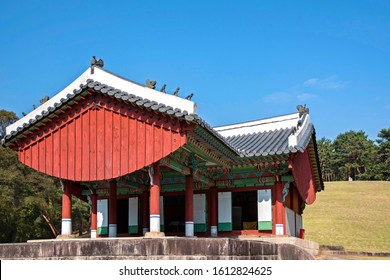 Tombs Of Heoninneung Near Seocho-gu, Seoul, Korea. Heoninneung Is Tombs Of Two Kings And Queens In The Joseon Dynasty. King Taejong And King Sunjo. 