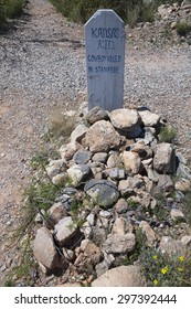 Tombstone, Arizona, USA, April 6, 2015, Boot Hill Cemetery, Old Western Town Home Of Doc Holliday And Wyatt Earp And Gunfight At The O.K. Corral