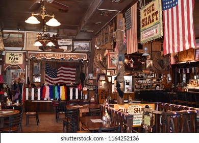 Tombstone, AZ., U.S.A. August 18, 2018.  Big Nose Kate’s Saloon Was Originally The Deluxe Grand Hotel In 1880 But Burned In 1882.  The Grand Was Not Rebuilt.  Kate Died In 1940 At 90-years Old.