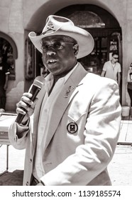 Tombstone, AZ / U.S.A. - Jun 30, 2018/ Allen West Speaks At Buffalo Soldier Parade
