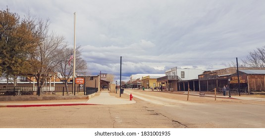 Tombstone, AZ/USA - Jan 15 2019: Streets Of Tombstone On A Quiet Morning