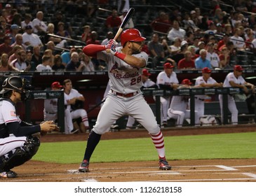 Tommy Pham Center Fielder For The Saint Louis Cardinals At Chase Field In Phoenix,AZ USA July 2,2018.