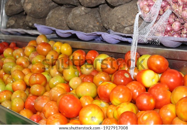 Tomoto Indian Vegetable Market Place Stock Photo 1927917008 | Shutterstock