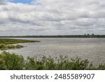 Tomsk, Tomsk Region, Russian Federation - June 09, 2024. Tom River