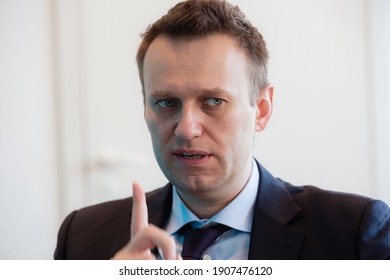 TOMSK, RUSSIA - MARCH 17, 2017: Alexei Navalny - Leader Of The Russian Opposition 