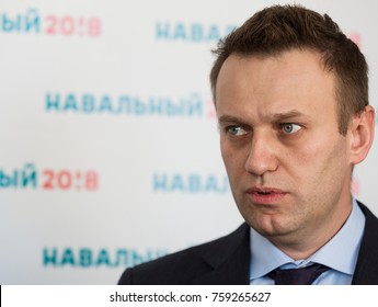 TOMSK, RUSSIA - MARCH 17, 2017: Leader Of The Russian Opposition Alexei Navalny