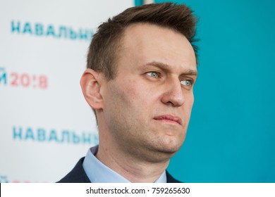 TOMSK, RUSSIA - MARCH 17, 2017: Leader Of The Russian Opposition Alexei Navalny