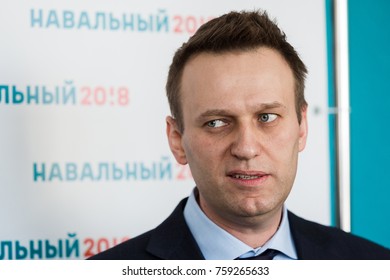 TOMSK, RUSSIA - MARCH 17, 2017: Leader Of The Russian Opposition Alexei Navalny