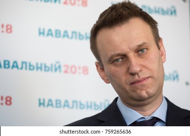 TOMSK, RUSSIA - MARCH 17, 2017: Leader Of The Russian Opposition Alexei Navalny