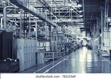 Toned Shot Of Industrial Background