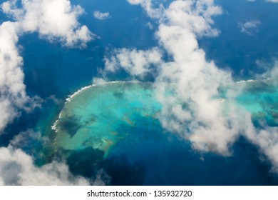 Tonga Polynesia Tropical Paradise Aerial View