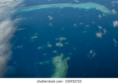 Tonga Polynesia Tropical Paradise Aerial View