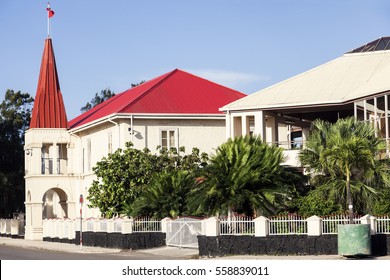 Tongan Parliament Building In Nuku'alofa - The Capital City Of The Kingdom Of Tonga