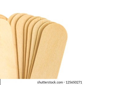 Tongue Depressor Isolated On White Background