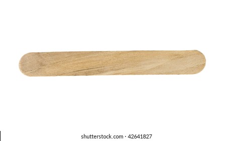 Tongue Depressor Isolated On White