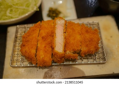 Tonkatsu set meal in Yokohama-city kanagawa prefecture