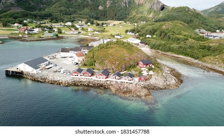 Tonnes Rorbu Fishing Village Helgeland Coast Norway