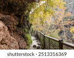 Tonto Natural Bridge State Park. Autumn.